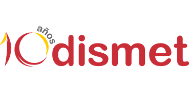 Logotipo de Odismet con 10 años