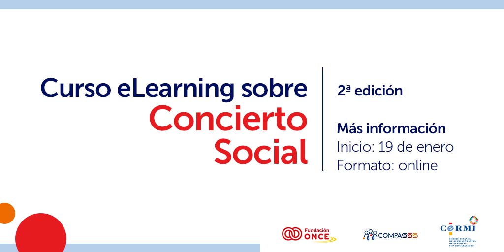 imagen de la segunda edición del curso de eLearning sobre concierto social