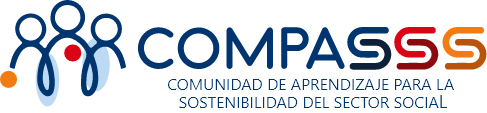 Logotipo de COMPASSS (Comunidad de aprendizaje para la sostenibilidad del sector social), Ir a la página de inicio